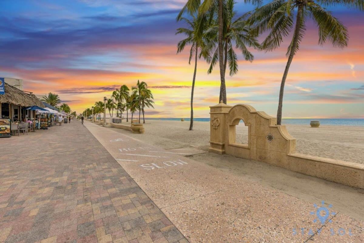 Ocean View - Balcony - Hollywood Beach Broad-Walk Exterior foto
