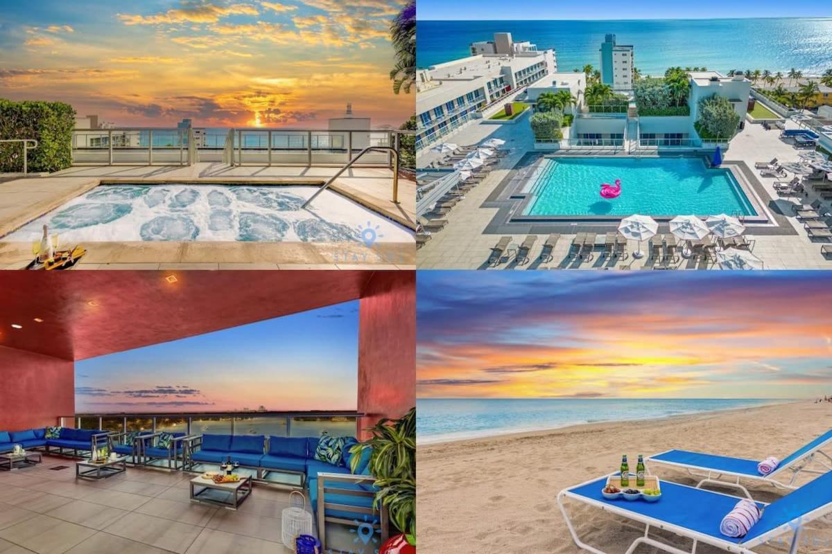 Ocean View - Balcony - Hollywood Beach Broad-Walk Exterior foto